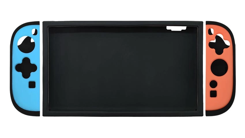 قاب محافظ GamerTek Silicone Protective Case برای Nintendo Switch 2 - آبی قرمز