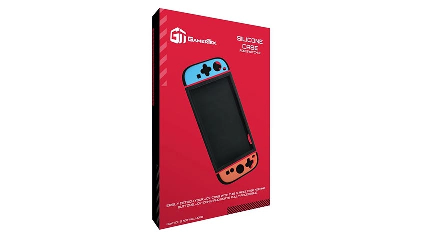 قاب محافظ GamerTek Silicone Protective Case برای Nintendo Switch 2 - آبی قرمز