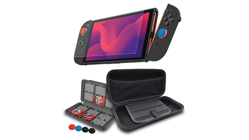 پک محافظتی GamerTek Starter Kit 9 in 1 برای Nintendo Switch 2