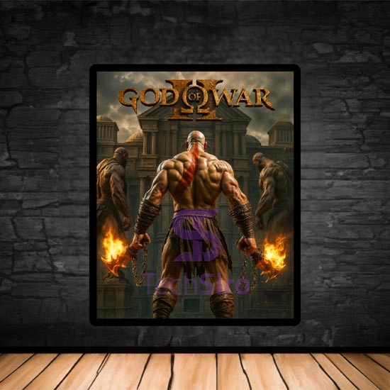 تابلو کریتوس God of War Kratos سایز 40*50 سانتی مدل 9