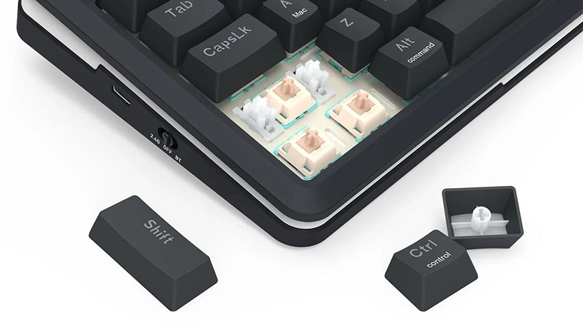 کیبورد بی سیم گیمینگ ردراگون Redragon K708 FLEKACT PRO RGB Wireless - مشکی