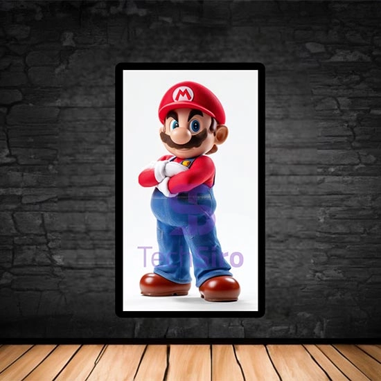تابلو سوپر ماریو Super Mario سایز 40*70 سانتی مدل 2