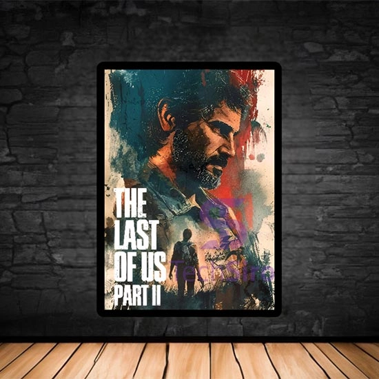 تابلو جوئل و الی The Last of Us Joel and Ellie سایز 40*70 سانتی مدل 5