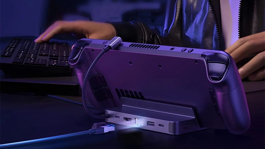 داک قابل شارژ UGreen Dock 6-in-1 برای Steam Deck